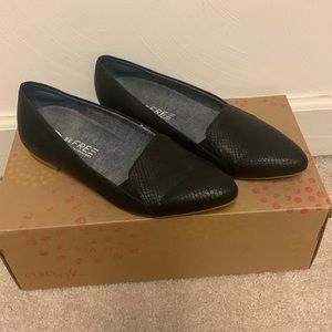 Dr Scholls Black Loafers